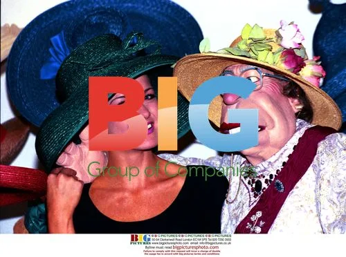 Model Helen Fairbrother in hat fashions