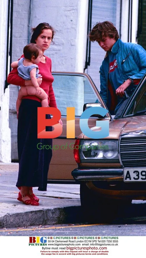 Jade Jagger with Baby