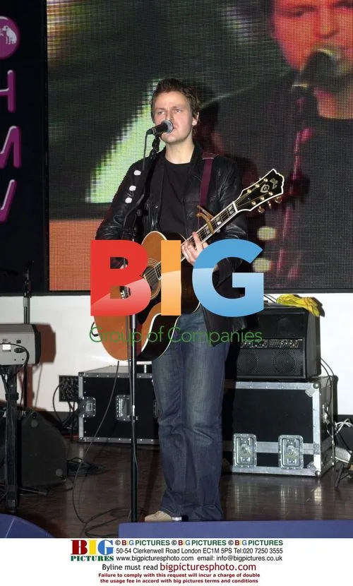 Musician Tom McRae Performs at HMV London