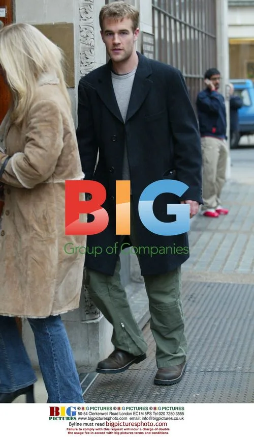 James Van Der Beek at Radio One Studios