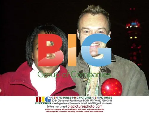 Graham Norton & Angellica Bell at Red Nose Day launch