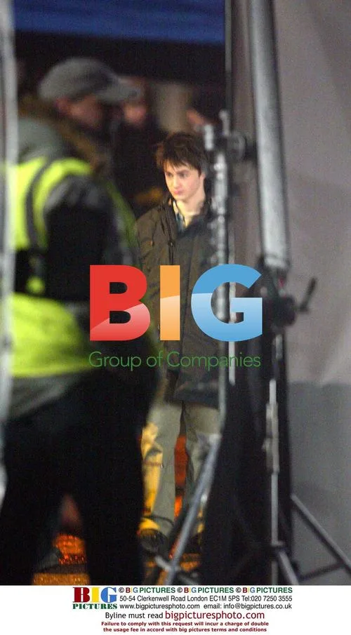 Daniel Radcliffe on Harry Potter Set