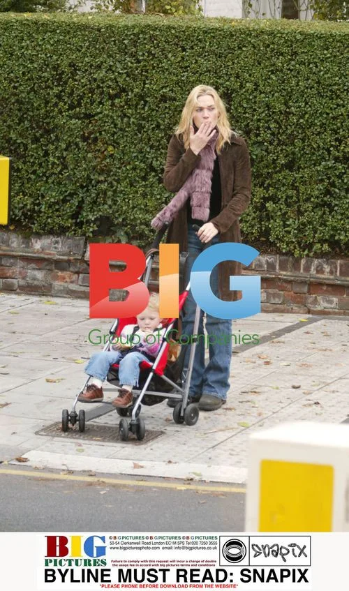 Kate Winslet Looking Down in North London