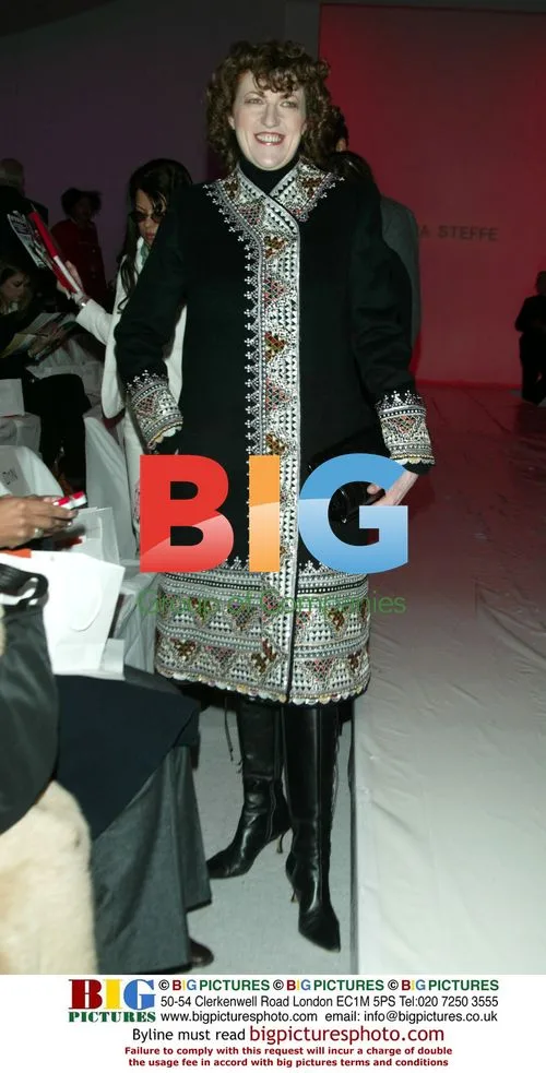 Glenda Bailey at Cynthia Steffe Fashion Show