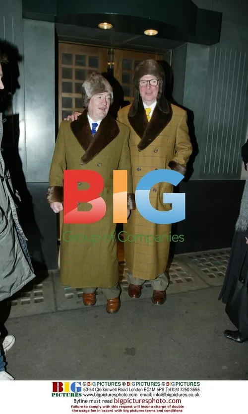 Comedians George and Giles at the Ivy