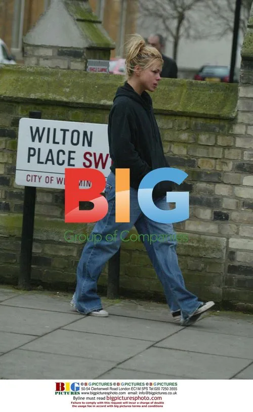 Bille Piper Runs to Parking Meter