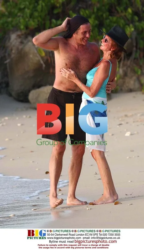Cilla Black and Dale Winton in Barbados