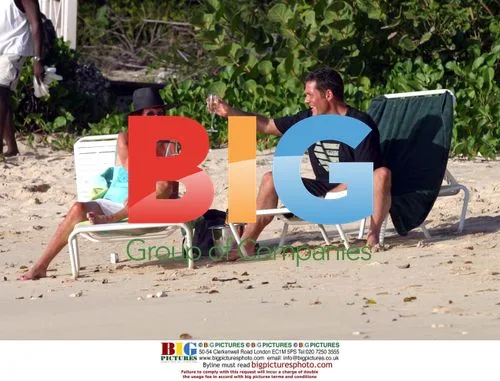 Cilla Black and Dale Winton in Barbados