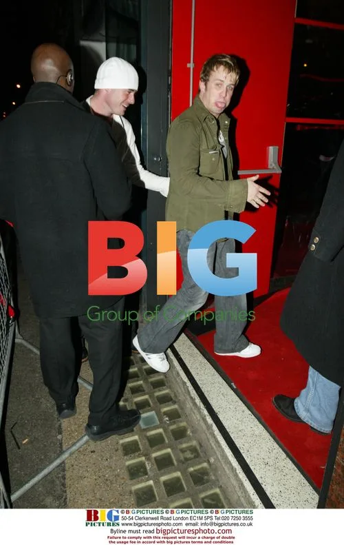 Westlife's Kian Drunk at London Club