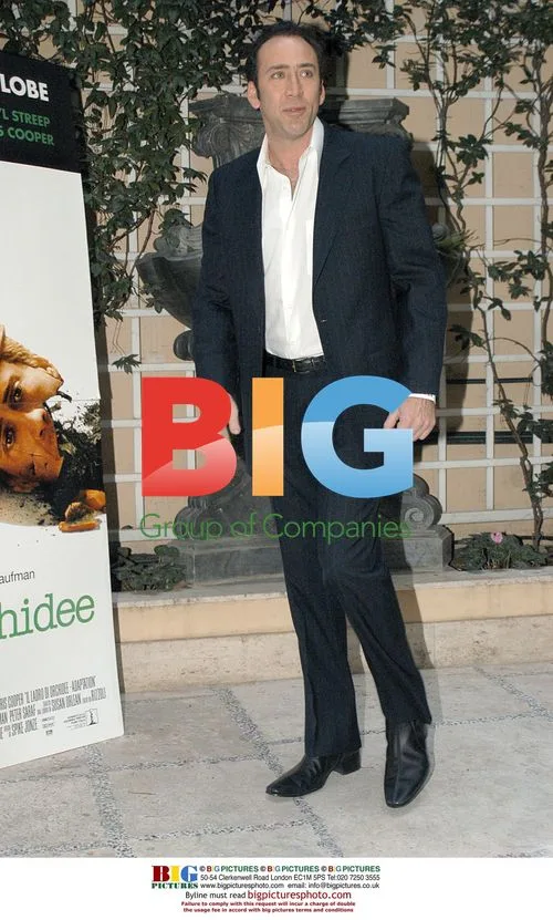 Nicholas Cage at movie press conference