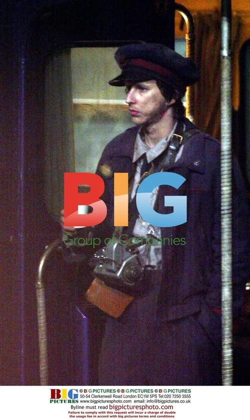 Bus Conductor on Set of Harry Potter 3