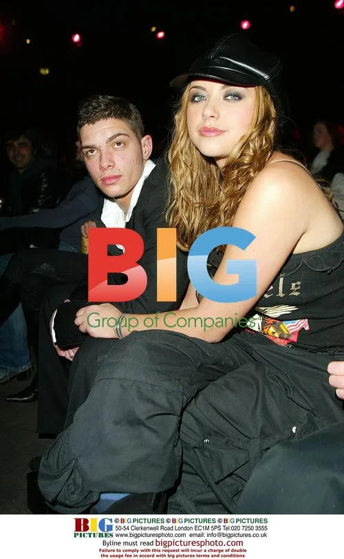 Charlotte Church and Steve Johnson at Julien Macdonald Show