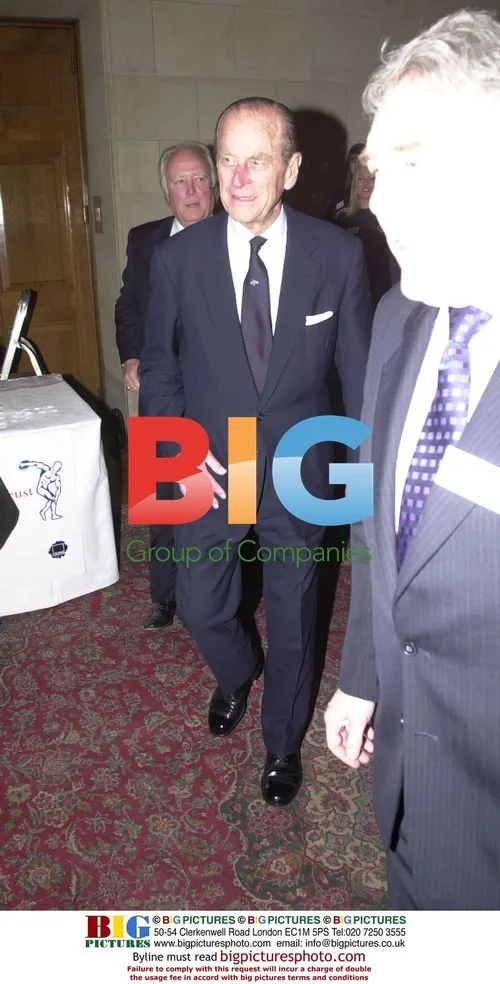 Prince Phillip Arrives at Sports Event