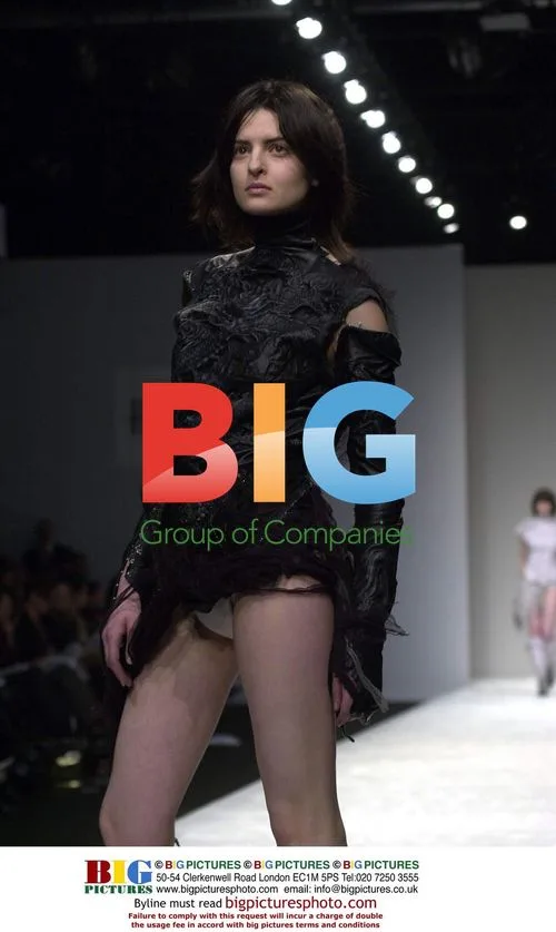 Model at Central St Martins Fashion Show