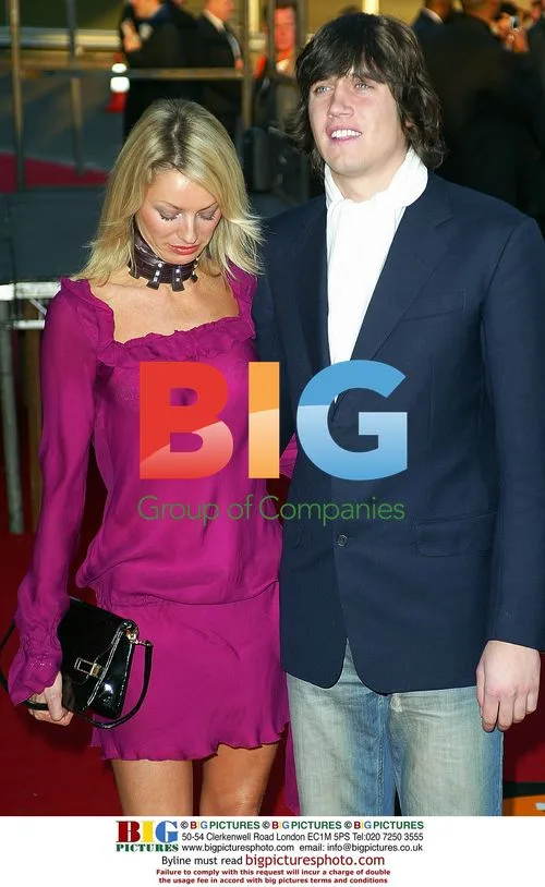TV Couple Tess Daly and Vernon Kaye at BRIT Awards 2003