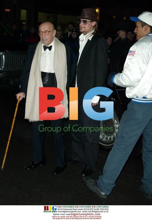 Ahmet Ertegun & Kid Rock at Clive Davis Pre-Grammy Party