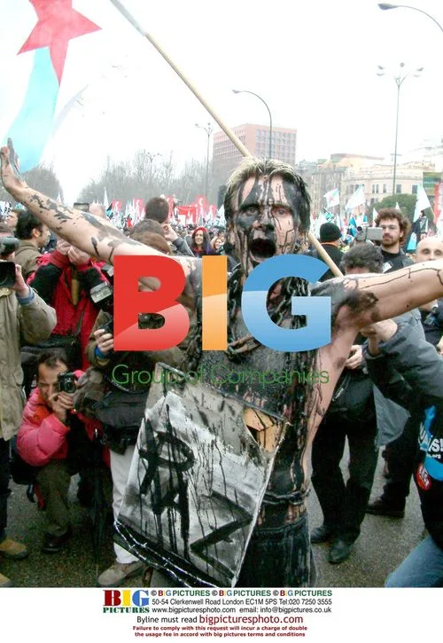Madrid Oil Spill Protest