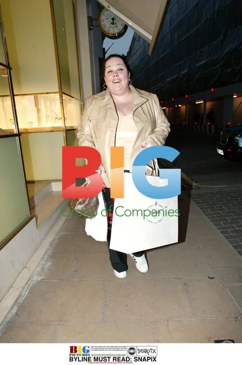 TV Presenter Lisa Riley Shopping at Prada