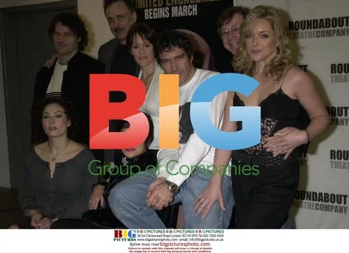 Banderas, Benanti, Krakowski at "nine" photo shoot