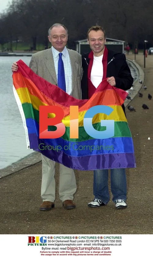Ken Livingstone and Graham Norton at Mardi Gras launch