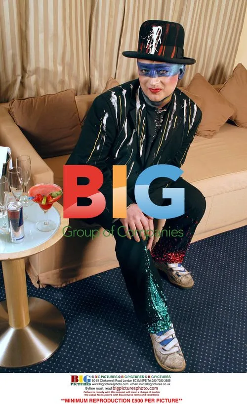 Boy George Poses in Italy