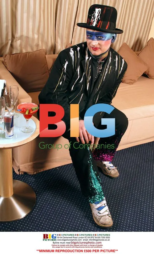 Boy George Poses in Italy