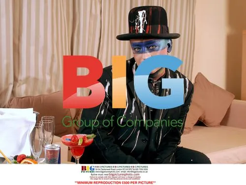 Boy George Poses for Photos in Italy