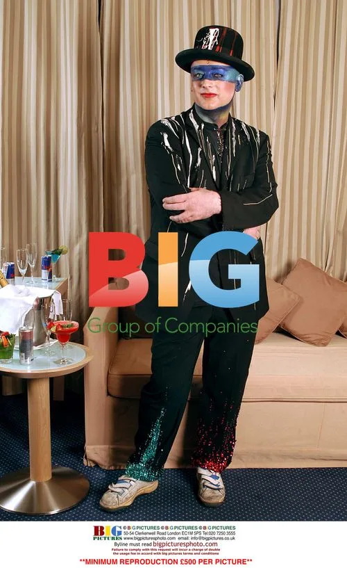 Boy George Poses in Italy