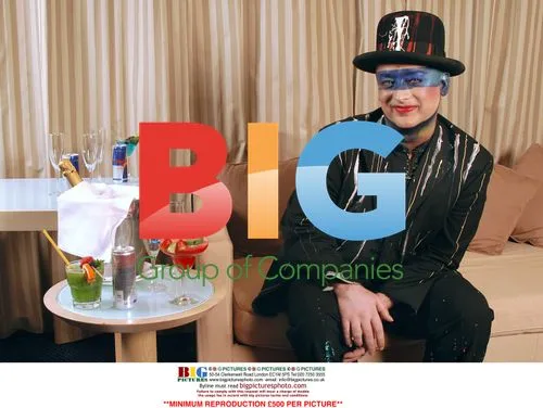 Boy George poses in Italy