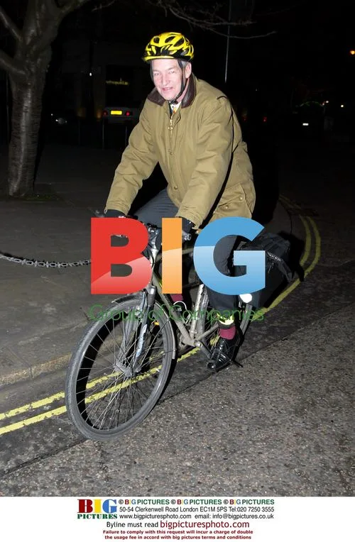 Newsreader Jon Snow Bikes to Nobu