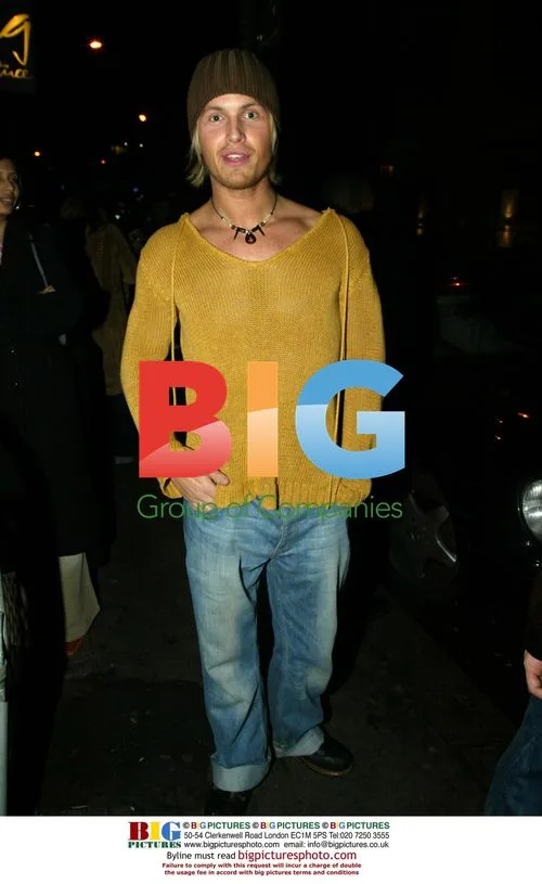Danish Pop Star Thomas Barsoe Seen in London