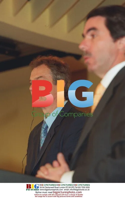 Blair Meets Aznar in Madrid
