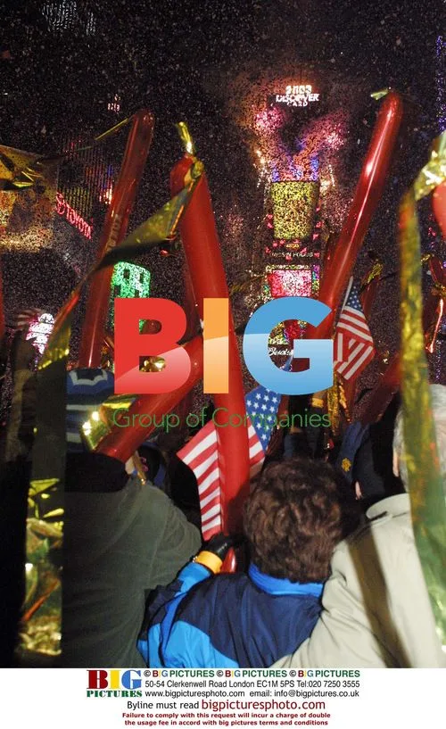 New Years Eve in Times Square, 2002
