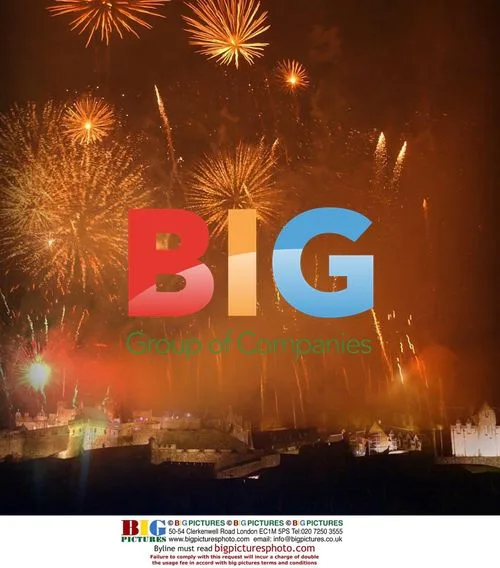 Fireworks over Edinburgh Castle