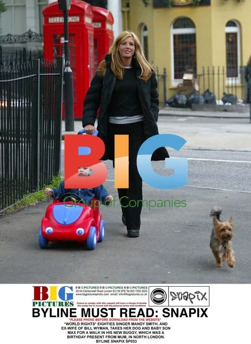 Mandy Smith Takes Son Max for Walk