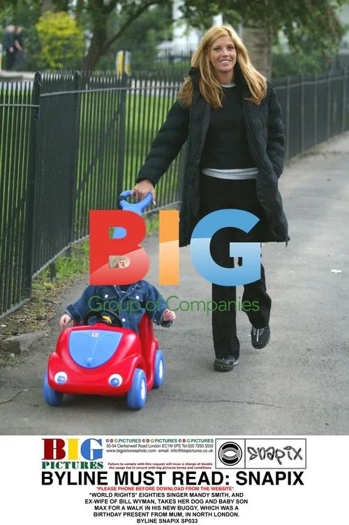 Mandy Smith Takes Dog & Son for Walk