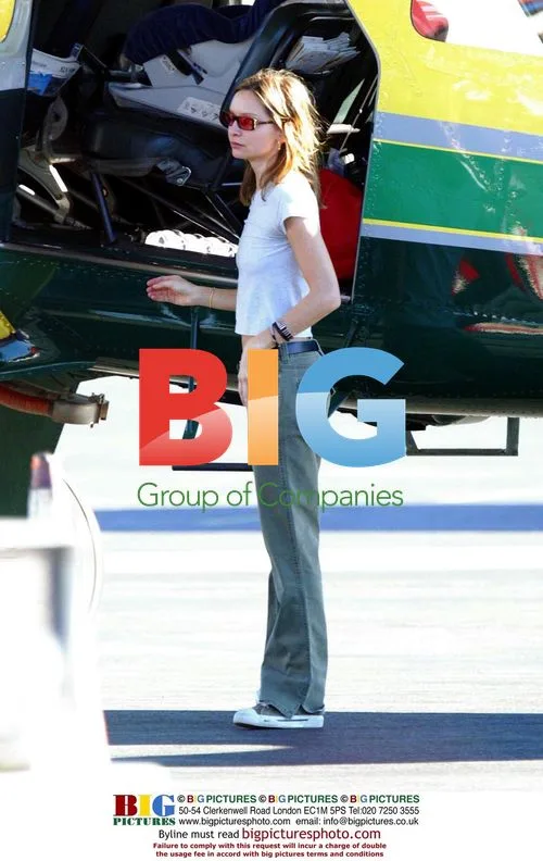 Harrison Ford and Calista Flockhart flying small plane