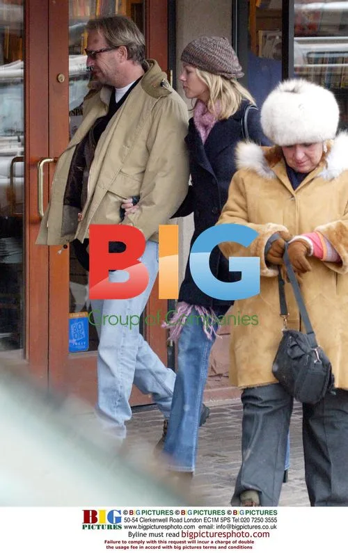 Kevin Costner with Girlfriend in Aspen