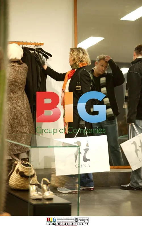 Model Nell McAndrew Shopping in London