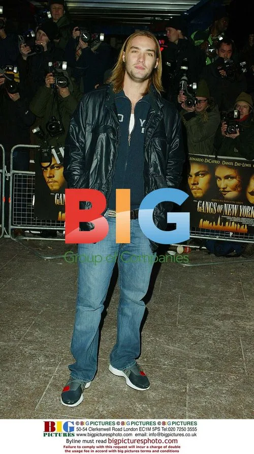 Callum Best Arrives at 'Gangs of New York' Premiere