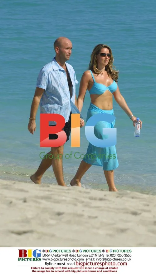 Claire Sweeney and Boyfriend Relax on Miami Beach