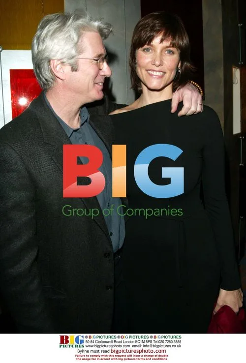 Richard Gere and Carey Lowell at 2002 NYFCC Awards