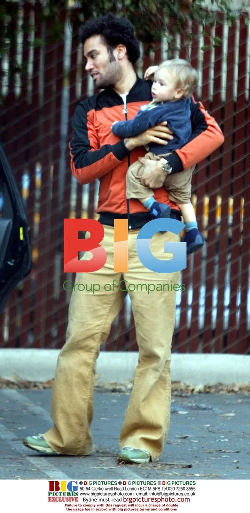 Laura Dern and Ben Harper with son Ellery
