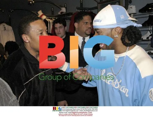 Doctor Dre and Busta Rhymes at Nelly AMA Party