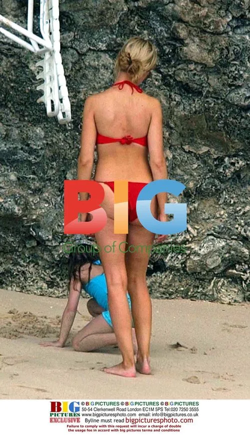 Model Alicia Duvall on Barbados Vacation