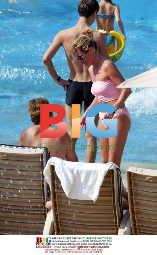 Anthea Turner and Grant Bovey on Holiday in Dubai