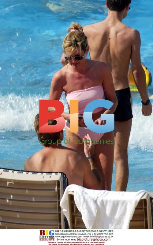 Anthea Turner and Grant Bovey in Dubai