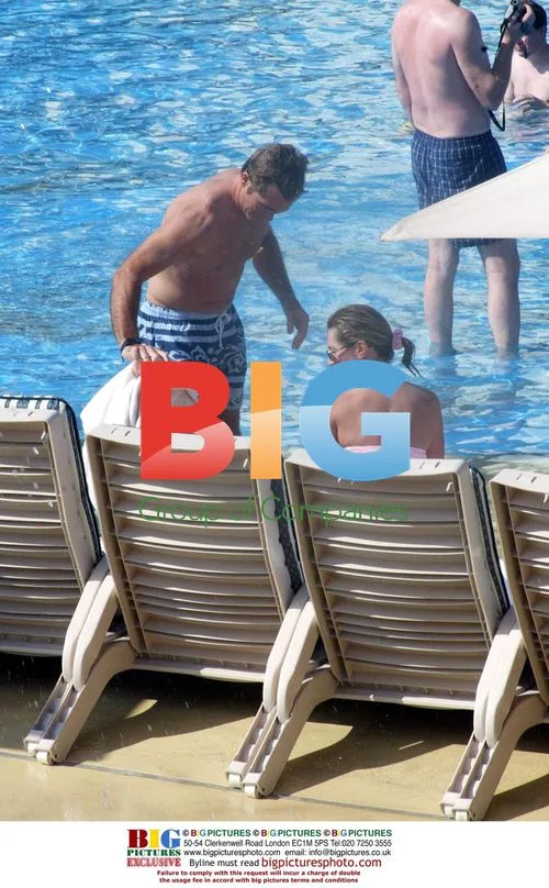 Anthea Turner and Grant Bovey on Dubai Holiday
