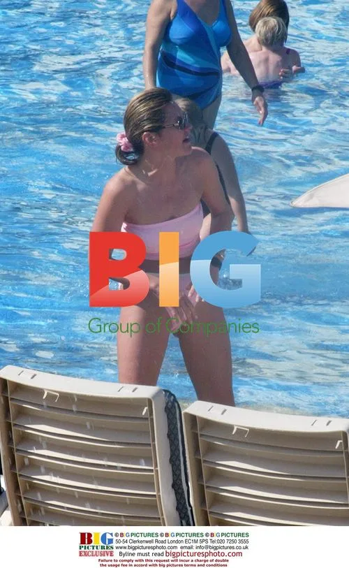 Anthea Turner and Grant Bovey on Holiday in Dubai