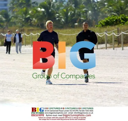 Boris Becker Jogging on Miami Beach